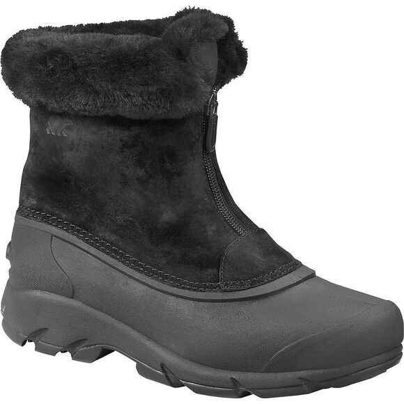Sorel Snow Angel Winter Boots Womens 10 Black Waterproof Faux Fur Lined - Picture 1 of 16
